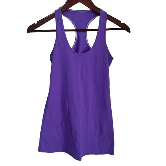 lululemon athletica Tops - Lululemon purple racerback tank top no size tag see measurements